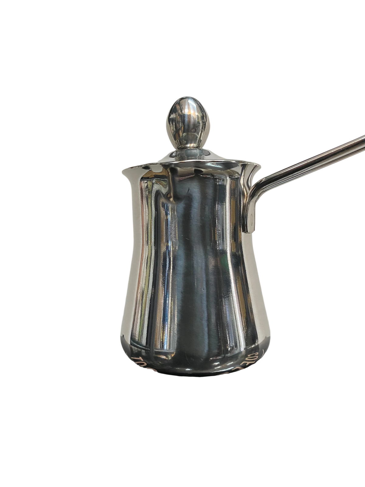 Stainless Steel Turkish Coffee Pot with Lid — Five Sizes