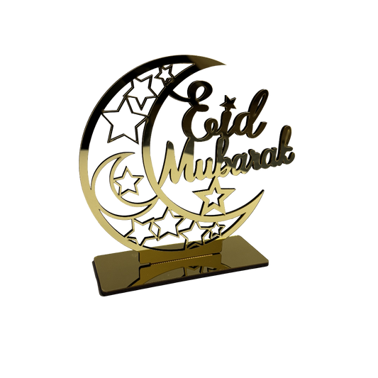 Eid Mubarak Bronze Desk Stand