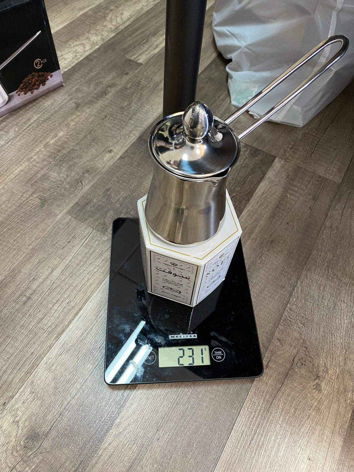 Stainless Steel Turkish Coffee Pot with Lid — Five Sizes
