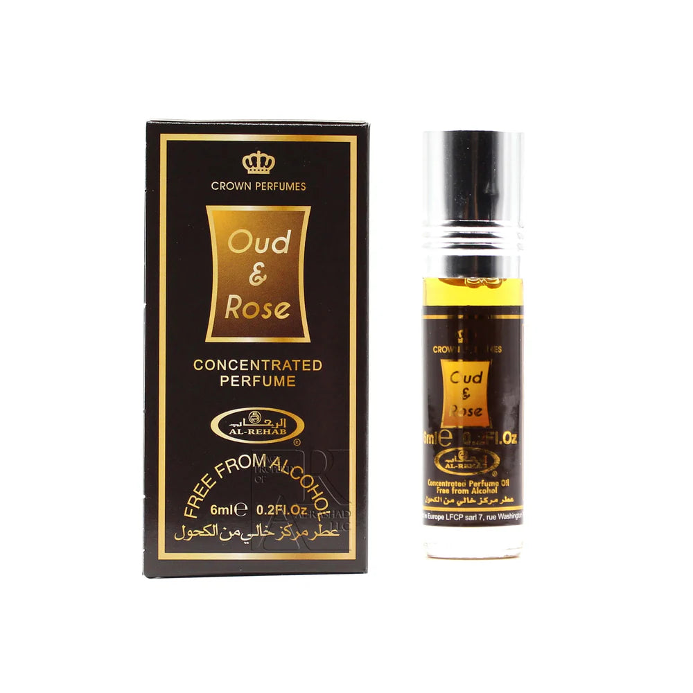 Al-Rehab Oud Rose Concentrated Perfume Oil 0.2oz / 6ml