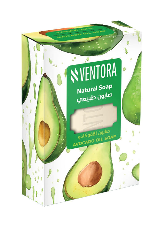 VENTORA Natural Avocado Oil Soap – Hydrating & Vitamin-Rich Bar for Nourished Skin
