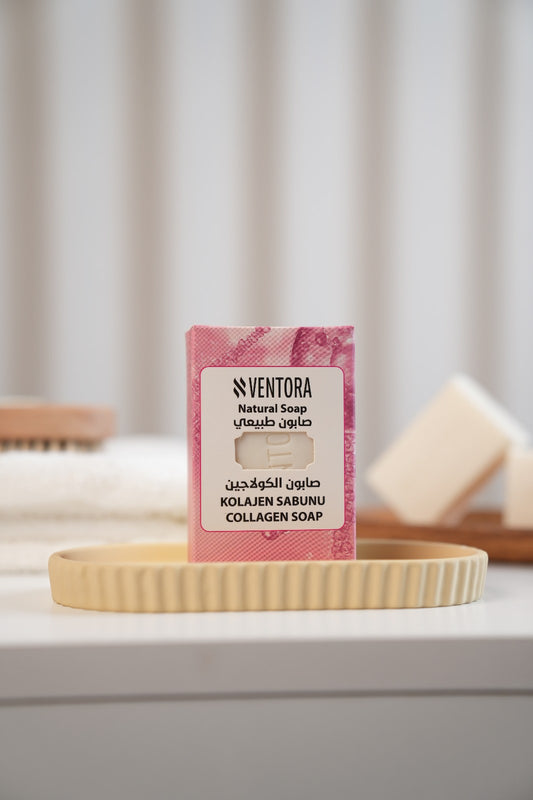 VENTORA Collagen & Saffron Soap - Anti-Wrinkle & Glow-Boosting Bar